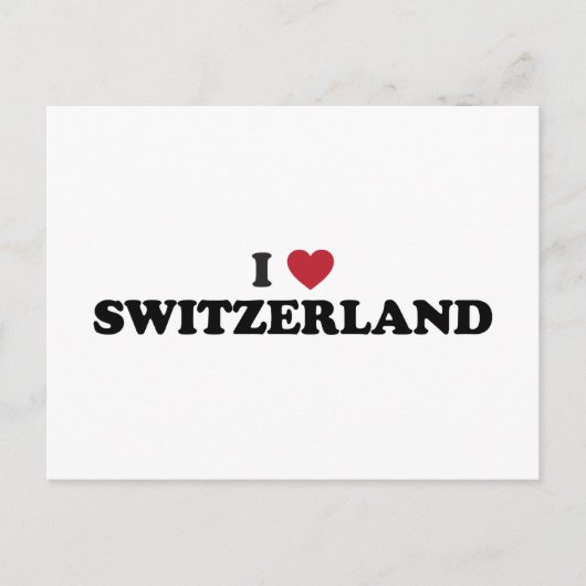 スイスが大好き ポストカード (正面)