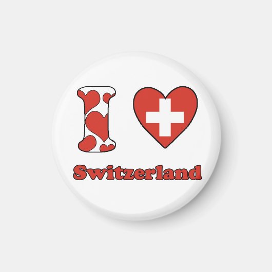 スイスが大好き マグネット (正面)