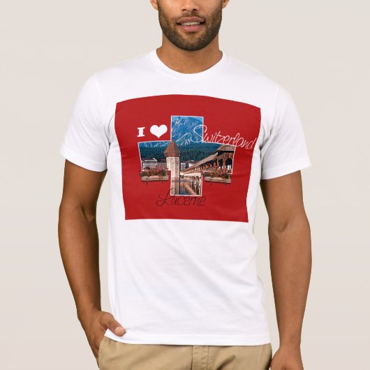 スイスが大好き Tシャツ (正面)