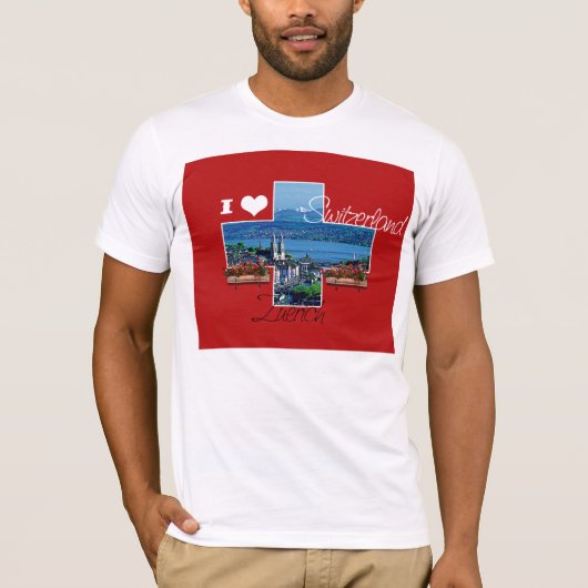スイスが好き Tシャツ (正面)