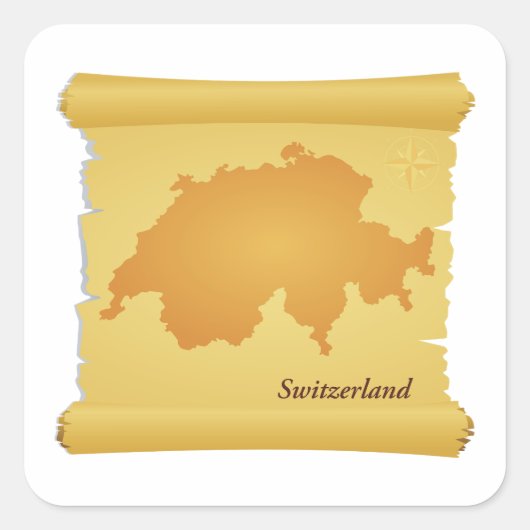 スイスが議会に出席している スクエアシール (正面)
