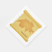 スイスが議会に出席している スタンダードランチョンナプキン (角)