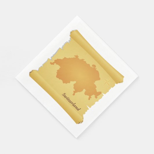 スイスが議会に出席している スタンダードランチョンナプキン (角)