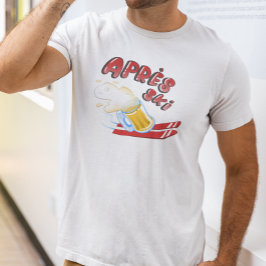 スイスでスキーをする Tシャツ