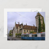 スイスで訓練する ポストカード (正面/裏面)