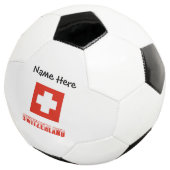 スイスとスイス国旗のカスタマイズ商品 サッカーボール (3/4)
