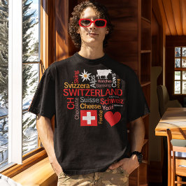スイスに対する愛 Tシャツ
