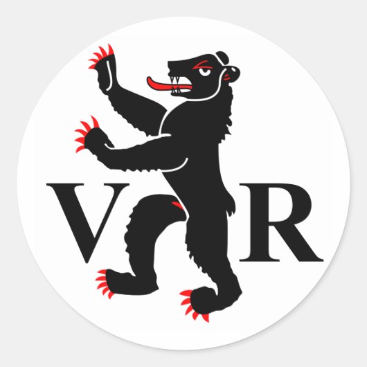 スイスのアペンツェル・オーサーローデン ラウンドシール (正面)