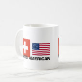 スイスのアメリカ人 コーヒーマグカップ (正面左)