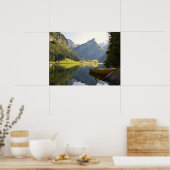 スイスのアルパインマウンテンレイク ポスター (キッチン)