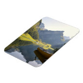 スイスのアルパインマウンテンレイク マグネット (左側)