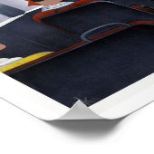 スイスのアルパイン郵便馬車 – Vintage Travel ポスター (角)