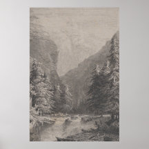 スイスのアルプスの風景アート