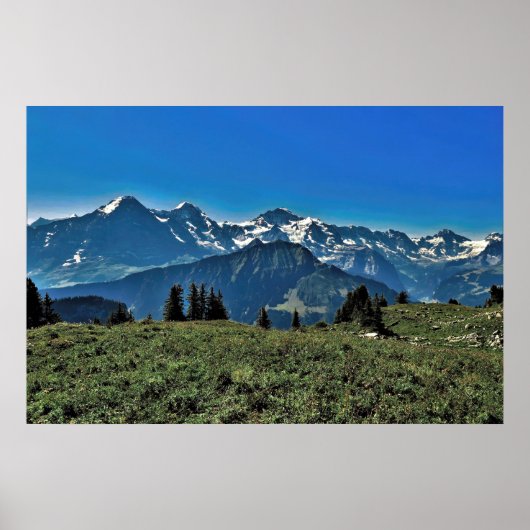 スイスのアルプス ポスター (正面)