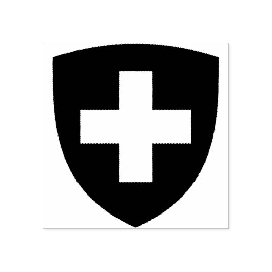 スイスのアームズゴム印 ラバースタンプ (インプリント)