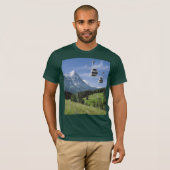 スイスのイメージ- Grindelwaldのケーブル・カー Tシャツ (正面フル)