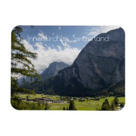 スイスのインナー・キルチェン近郊の風景 マグネット