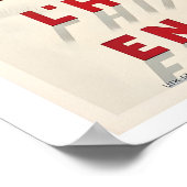 スイスのウィンター ヴィンテージ スキー ポスター (角)