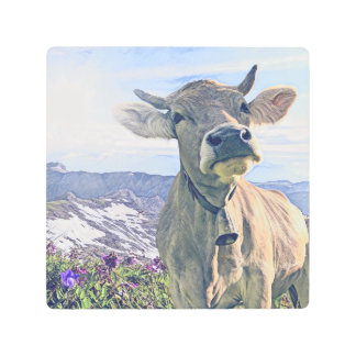 スイスのカウアート メタルプリント