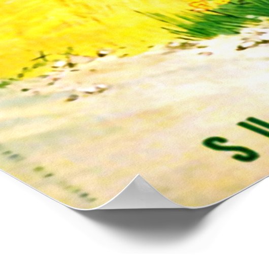 スイスのカンデルステグでキャンプをする ポスター (角)