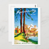 スイスのカンデルステグでキャンプをする ポストカード (正面/裏面)