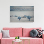 スイスのカントリーサイドオプス2 Winter Canvas Print キャンバスプリント (インサイチュ (リビング))