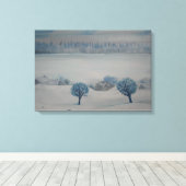 スイスのカントリーサイドオプス2 Winter Canvas Print キャンバスプリント (インサイチュ (ウッドフロア))