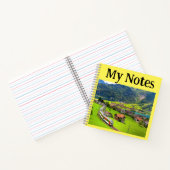 スイスのカントリーサイド ノートブック (内部)