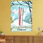 スイスのキャンバス印刷 キャンバスプリント (インサイチュ (リビング))