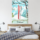 スイスのキャンバス印刷 キャンバスプリント (インサイチュ (寝室))