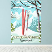 スイスのキャンバス印刷 キャンバスプリント (インサイチュ (ウッドフロア))