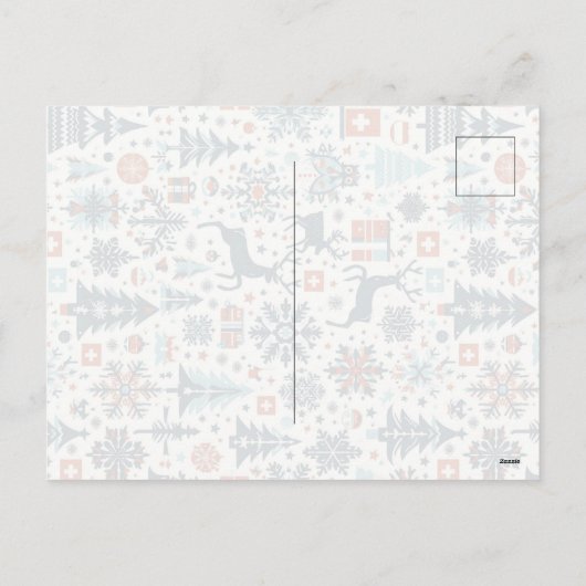 スイスのクリスマスポストカード シーズンポストカード (裏面)