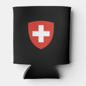 スイスのクレストクーラーボックスシュバイザワッペン – ドセンキュール 缶クーラー (正面)