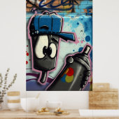 スイスのグラフィティ ポスター (キッチン)