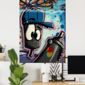 スイスのグラフィティ ポスター (ホームオフィス)