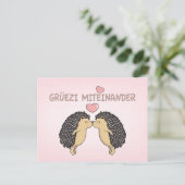 スイスのグレンツィ ポストカード (スタンド正面)