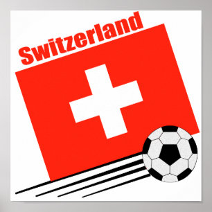 スイスのサッカーチーム ポスター