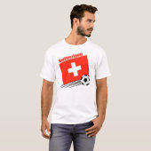 スイスのサッカーチーム Tシャツ (正面フル)