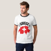 スイスのサッカー Tシャツ (正面フル)