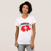 スイスのサッカー Tシャツ (正面フル)