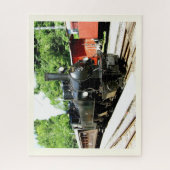 スイスのシャンビーでトレーニング ジグソーパズル (縦)