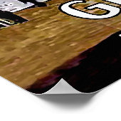 スイスのジュネーブ湖の海岸 ポスター (角)