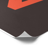 スイスのツェルマットでスキージャンプ ポスター (角)