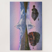 スイスのツェルマットのマターホルン山 ジグソーパズル (縦)