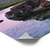 スイスのツェルマットのマターホルン山 ポスター (角)