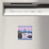 スイスのツェルマットのマターホルン山 マグネット (インサイチュ (食洗機))