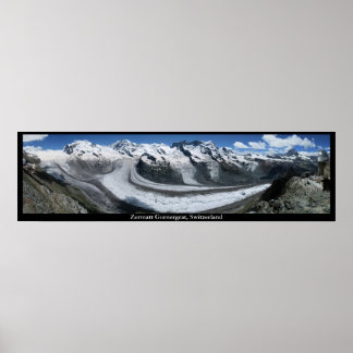 スイスのツェルマット・ゴルネルグラット ポスター
