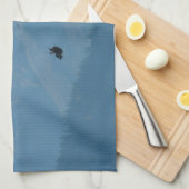 スイスのパラグライダー キッチンタオル (四つ折り)