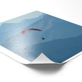 スイスのパラグライダー フォトプリント            (角)