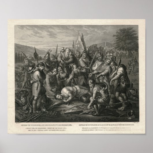 スイスのヒロイックな歴史シーンの戦い ポスター (正面)